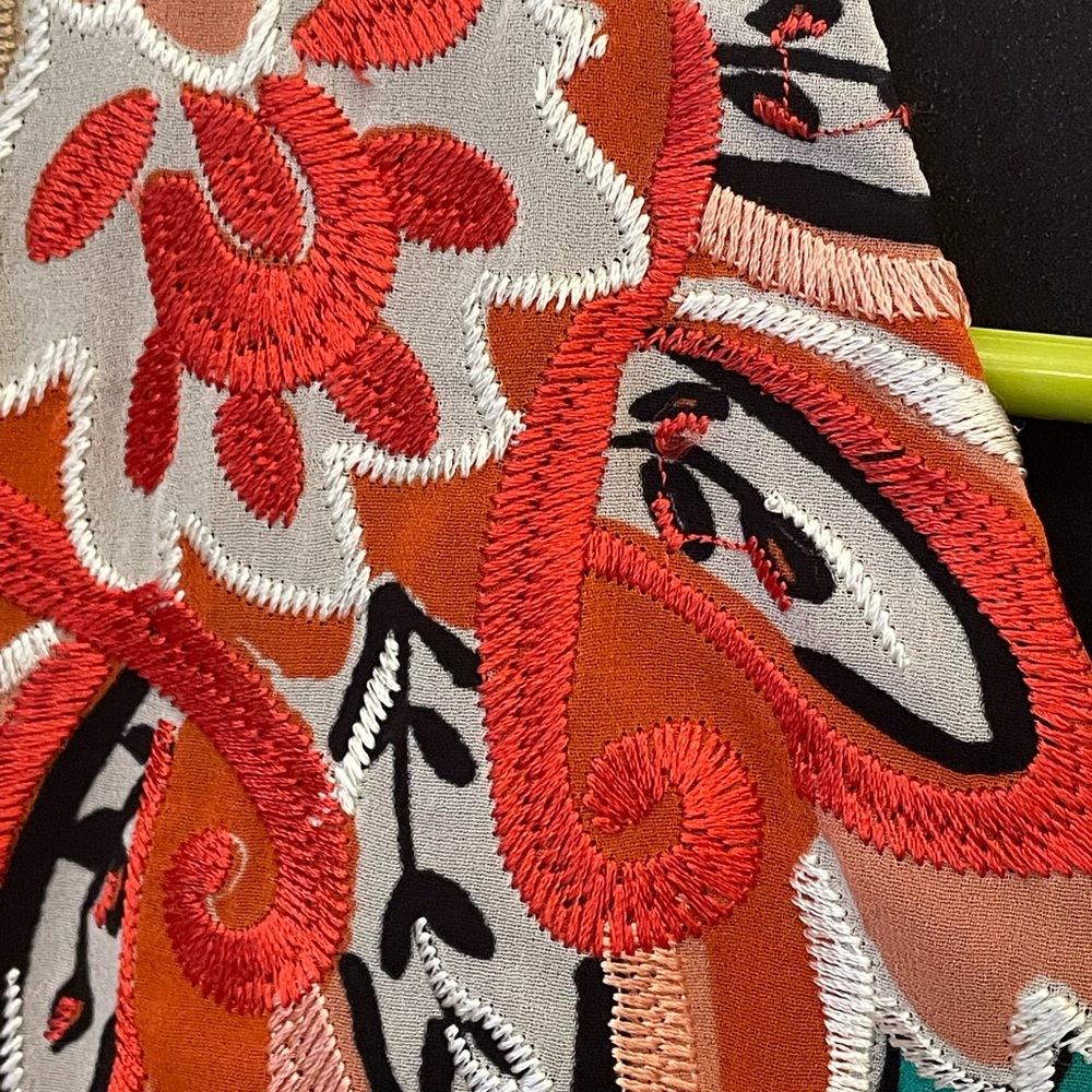 Layered Split Front Embellished Tunic - image 4